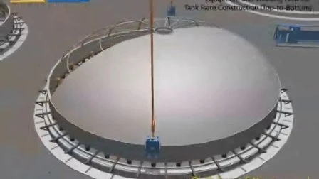 Máquina soldadora de tanques de almacenamiento de gas y petróleo para la construcción de tanques (EGW/AGW)